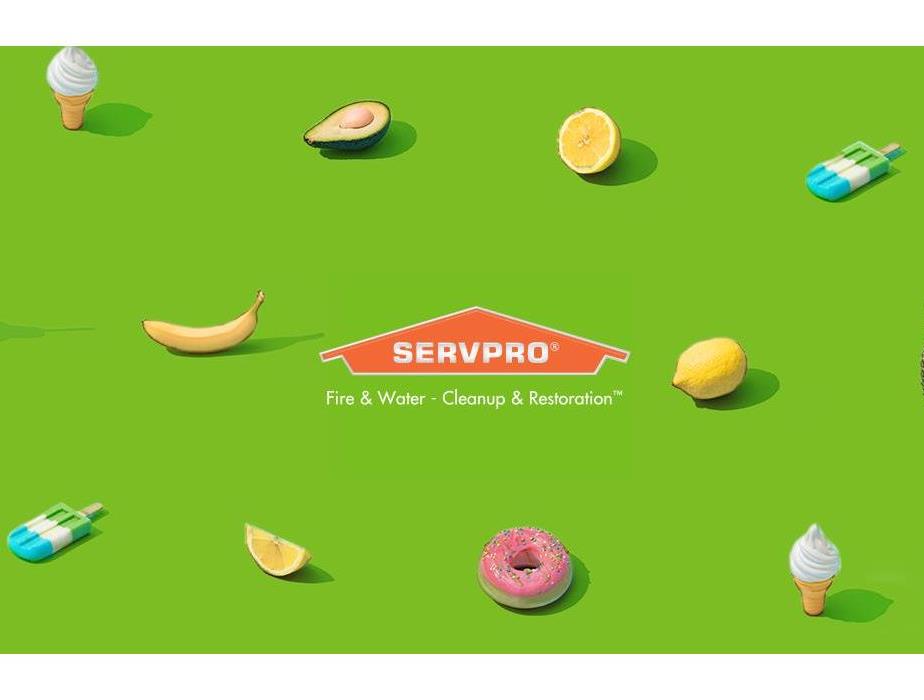 SERVPRO art work with fruits and icecream