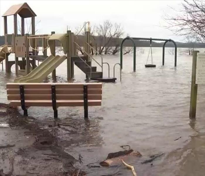 Flooding at Jordan Lake, NC