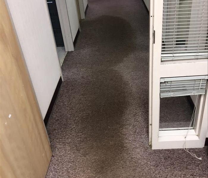 Water Damage to a local police department. 